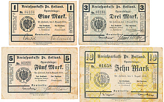 Banknoty zastępcze z 1914 roku trafiły do Izby Historycznej